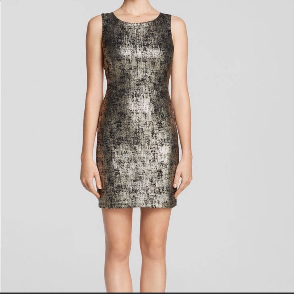 NWT Alythea gold mini dress